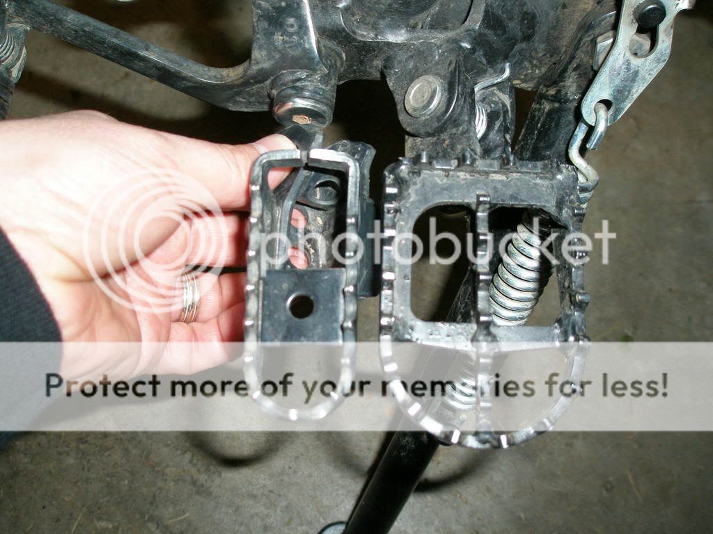 XT250 XL Pegs Work Great! XT225+250 Rider's Group